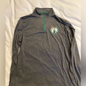 COPY - Boston Celtics quarter zip. Size large.